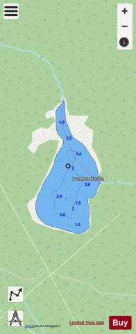 Hambrook Lake depth contour Map - i-Boating App - Streets
