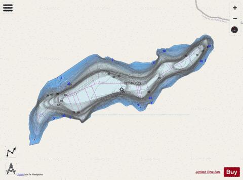 Haven Lake depth contour Map - i-Boating App - Streets