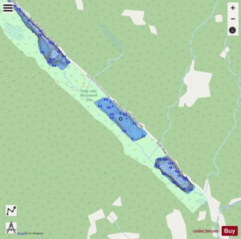 Help Lake depth contour Map - i-Boating App - Streets