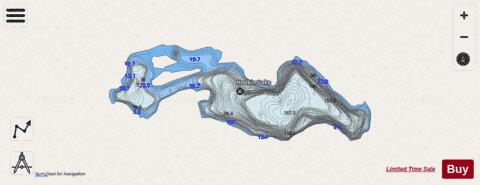 Hodkin Lake depth contour Map - i-Boating App - Streets