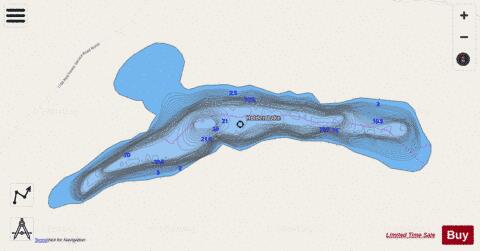 Holden Lake depth contour Map - i-Boating App - Streets