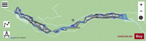 Humamilt Lake depth contour Map - i-Boating App - Streets