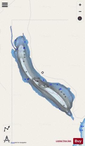 Ikt Lake depth contour Map - i-Boating App - Streets