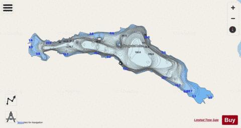 Iltasyuko Lake depth contour Map - i-Boating App - Streets