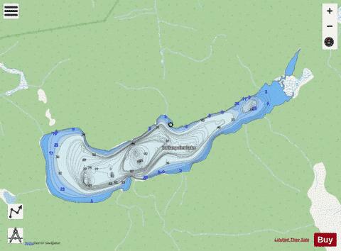 Indian Point Lake depth contour Map - i-Boating App - Streets