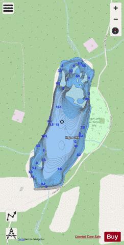 Inga Lake depth contour Map - i-Boating App - Streets
