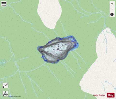 Iver/Snow Lake depth contour Map - i-Boating App - Streets
