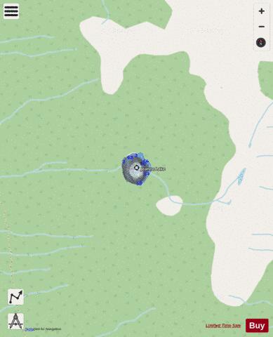 Jeanne Lake depth contour Map - i-Boating App - Streets