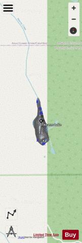 Kearns Lake depth contour Map - i-Boating App - Streets