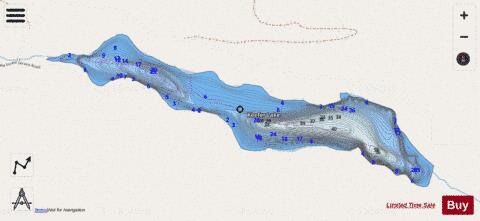 Keefer Lake depth contour Map - i-Boating App - Streets