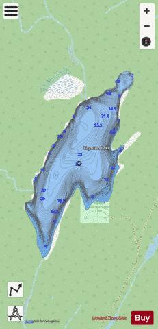 Keynton Lake depth contour Map - i-Boating App - Streets