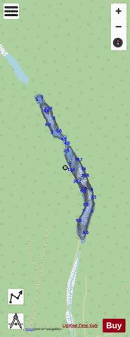 Kiakho Lakes depth contour Map - i-Boating App - Streets