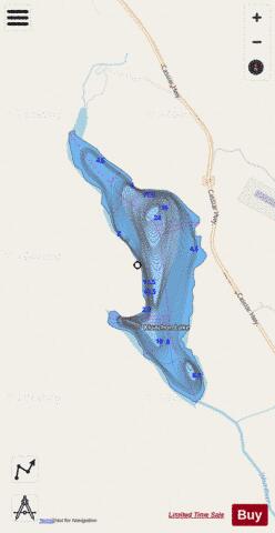 Kluachon Lake depth contour Map - i-Boating App - Streets