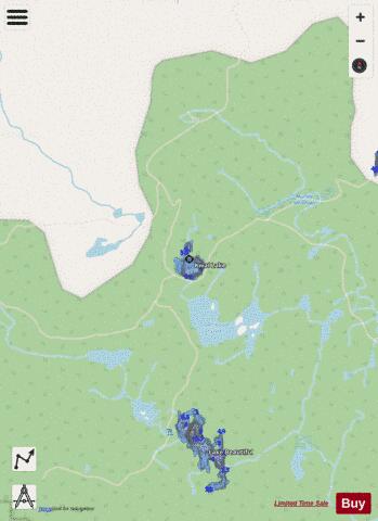 Kwai Lake depth contour Map - i-Boating App - Streets