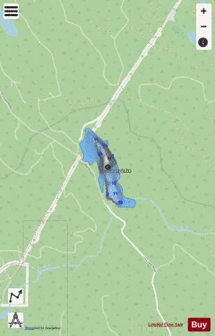 Lacy Lake depth contour Map - i-Boating App - Streets