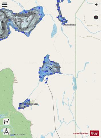 Lady Lake depth contour Map - i-Boating App - Streets