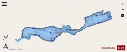 Laidman Lake depth contour Map - i-Boating App - Streets