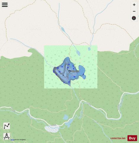 Lake Enid depth contour Map - i-Boating App - Streets