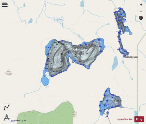 Lake Helen Mackenzie depth contour Map - i-Boating App - Streets