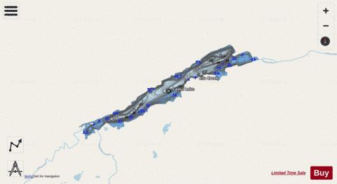 Laslui Lake depth contour Map - i-Boating App - Streets