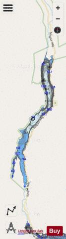 Lava Lake depth contour Map - i-Boating App - Streets