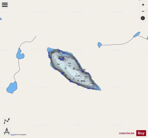 Lottie Lake depth contour Map - i-Boating App - Streets