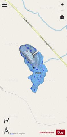 Lu Lake depth contour Map - i-Boating App - Streets