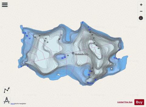 Mackenzie Lake depth contour Map - i-Boating App - Streets