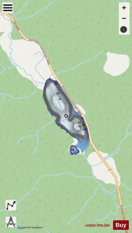 Laird Lake depth contour Map - i-Boating App - Streets