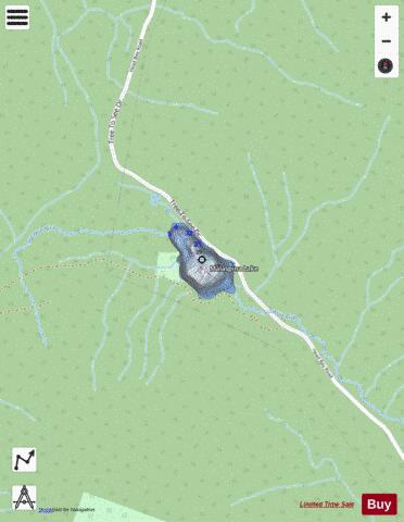 Malaspina Lake depth contour Map - i-Boating App - Streets