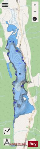 Mamit Lake depth contour Map - i-Boating App - Streets