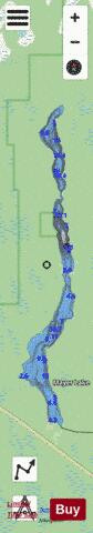 Mayer Lake depth contour Map - i-Boating App - Streets