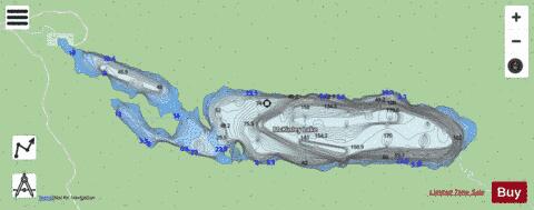 McKinley Lake depth contour Map - i-Boating App - Streets