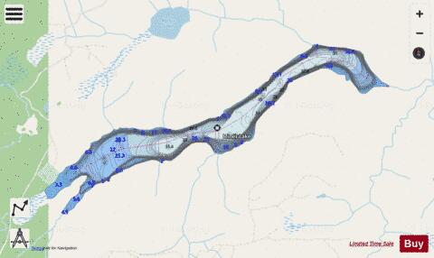 Miner Lake depth contour Map - i-Boating App - Streets