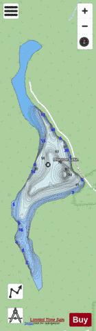 Monroe Lake depth contour Map - i-Boating App - Streets