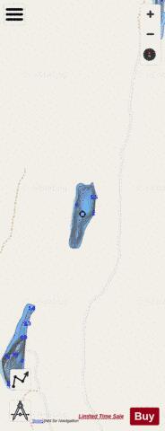 Moore Lake depth contour Map - i-Boating App - Streets