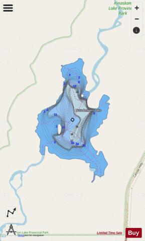 Natadesleen Lake depth contour Map - i-Boating App - Streets