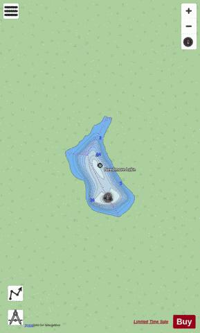 Needmore Lake depth contour Map - i-Boating App - Streets