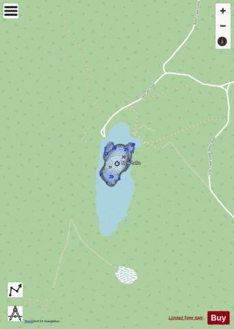 New Lake depth contour Map - i-Boating App - Streets