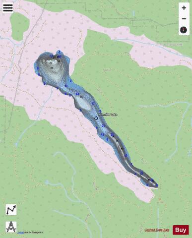 Nimnim Lake depth contour Map - i-Boating App - Streets