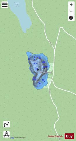 No Name Lake depth contour Map - i-Boating App - Streets