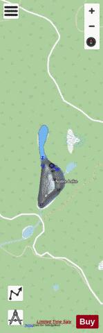 Noble Lake depth contour Map - i-Boating App - Streets