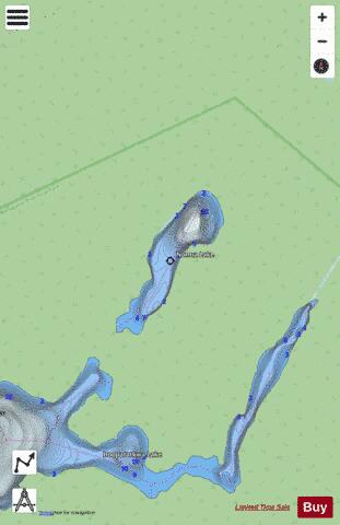 Norma Lake depth contour Map - i-Boating App - Streets
