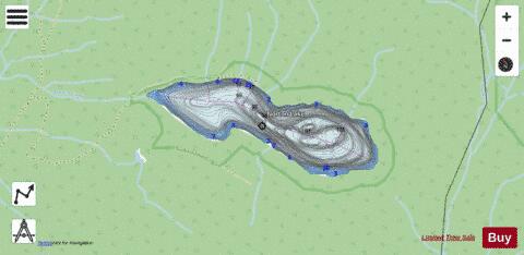 Norton Lake depth contour Map - i-Boating App - Streets
