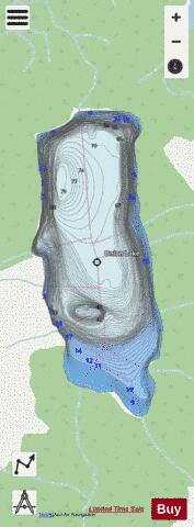 Onion Lake depth contour Map - i-Boating App - Streets