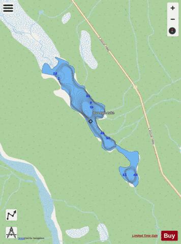 Oweegee Lake depth contour Map - i-Boating App - Streets