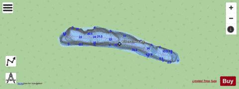 Patenaude Lake depth contour Map - i-Boating App - Streets