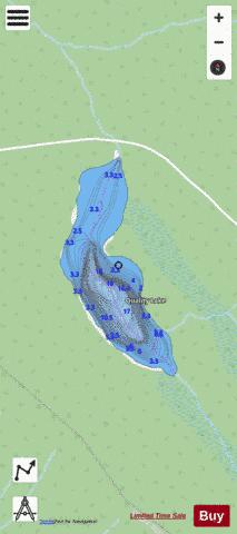 Quality Lake depth contour Map - i-Boating App - Streets