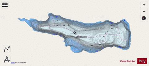 Redfish Lake depth contour Map - i-Boating App - Streets