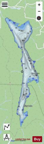 Riley Lake depth contour Map - i-Boating App - Streets